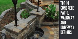 Top 10 Concrete Patio, Walkway and Driveway Designs - Home Service Solutions