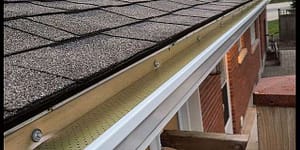 A well-maintained gutter guard on a home in Southwestern Ontario